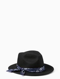 Printed Band Trilby
