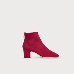 Alyss Red Suede Boots