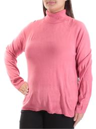KAREN SCOTT Womens Pink Long Sleeve Turtle Neck Sweater Plus  Size: 0X