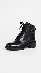 Moto Lace Up Boots