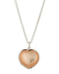 Wonderland Heart Pendant Necklace, Blush