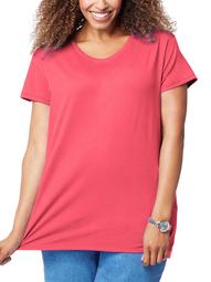 Just My Size Women's Plus-Size Short Sleeve Tee