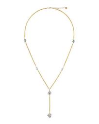 Multi-Pearl Y-Drop Necklace