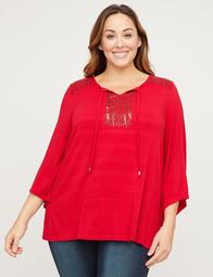 Party Shine Peasant Top