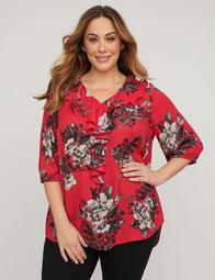 Passion Floral Georgette Top
