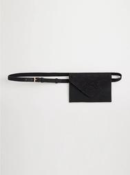 Black Lace Belt Bag