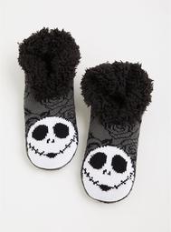 The Nightmare Before Christmas Faux Fur Slipper Socks