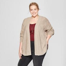 Women's Plus Size Cable Knit Cardigan - Universal Thread™