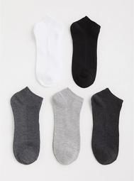 Ribbed Ankle Socks - Pack of 5