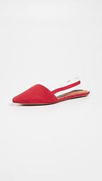 Action Suede Slingback Flats