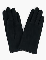 Whipstitch Suede Gloves