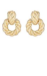 Yellow-Gold-Plated Earrings