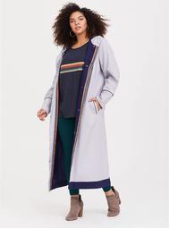 Her Universe Doctor Who Grey Trench Coat