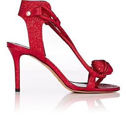 Ablee Metallic Leather Sandals