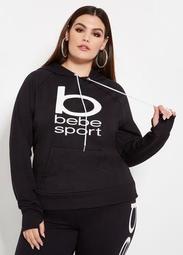 Bebe Sport Fleece Logo Hoodie