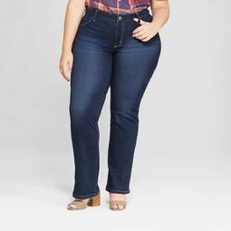 Women's Plus Size Adaptive Bootcut Jeans - Universal Thread™ Dark Wash 22W