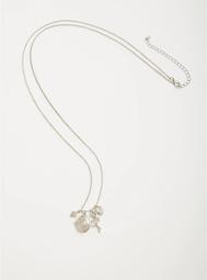 Rose & Locket Charm Necklace
