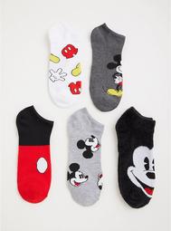 Disney Mickey Mouse Ankle Socks - Set of 5