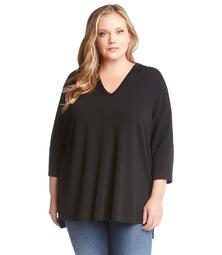 Plus Size Hi Lo Hooded Sweater
