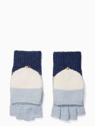 Blushed Colorblock Pop Top Mittens