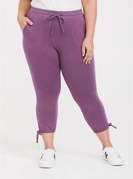 Purple French Terry Jogger Pant