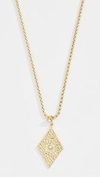 Hammered Triangle Charm Necklace