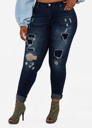 Edgy Ripped Skinny Jean