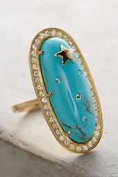 Turquoise Starlight Ring