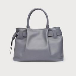 Gemma Grey Leather Tote Bag