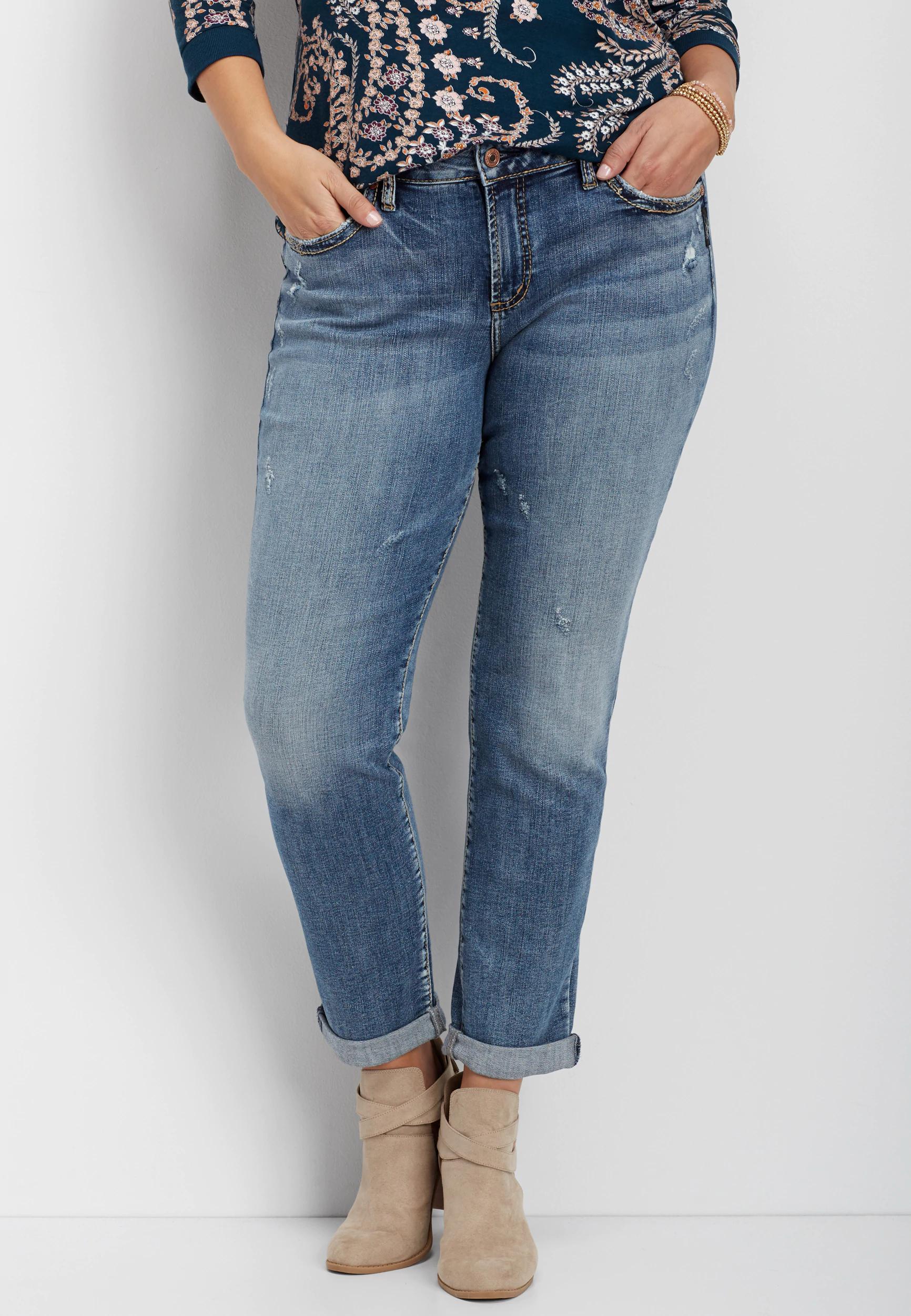 silver sam boyfriend jeans plus size