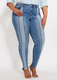 Classic Stripe Skinny Jean