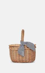 Wicker Picnic-Basket Bag
