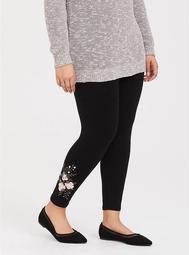 Embroidered Bead in Meadow Legging