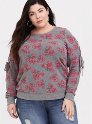 Disney Minnie Mouse Floral Pullover Sweatshirt