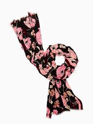 Dreamy Floral Oblong Scarf