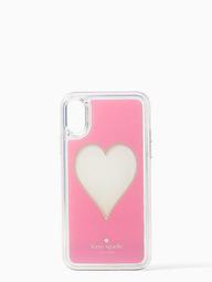 Heart Liquid Glitter Iphone X & Xs Case