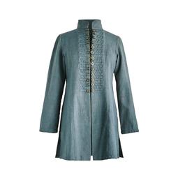 April Cornell Chinese Coins Jacket - Women's Long Sleeve Open Front Fashion Coat