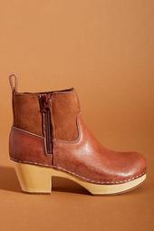 Swedish Hasbeens Zip It Shearling Boots