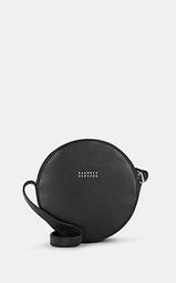 Studded Leather Circle Crossbody Bag