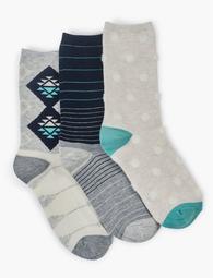 Womens Dot Multi Socks