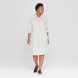 Women's Plus Size Knit Cowl Neck Dress - Ava & Viv™