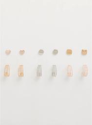 Gold Essential Hoops & Studs - Set of 6