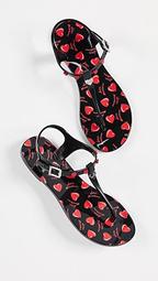 Love Moschino Heart Thong Sandals