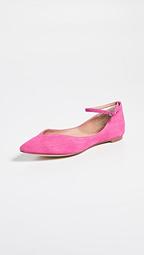 Suzie Suede Point Toe Flats