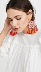 Hibiscus Rosa Earrings