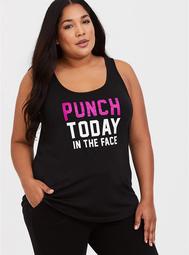 Black Wicking Punch Today Active Tank