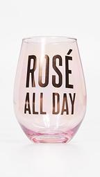 Rose All Day Jumbo Stemless Wineglass