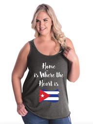Cuba Women Curvy Plus Size Tank Tops