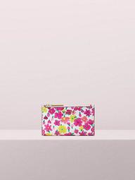 Sylvia Marker Floral Small Slim Bifold Wallet