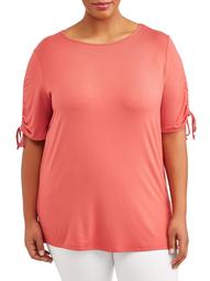 Women's Plus Size Ruched Top